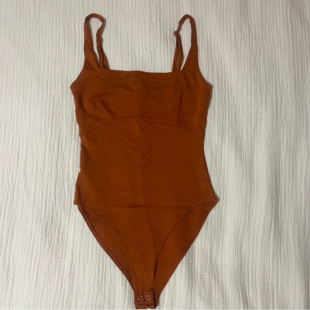 Rust Brown Forever 21 Bodysuit